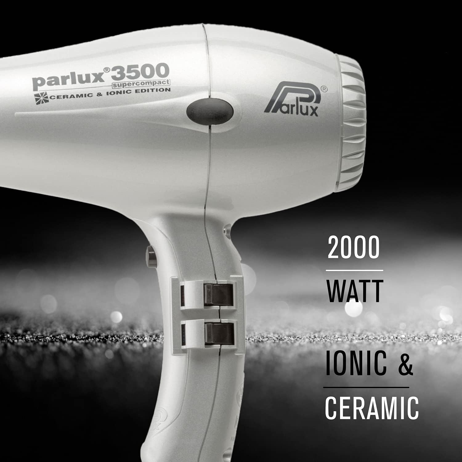 Parlux - Supercompact 3500 - compact - ionique, céramique, argent