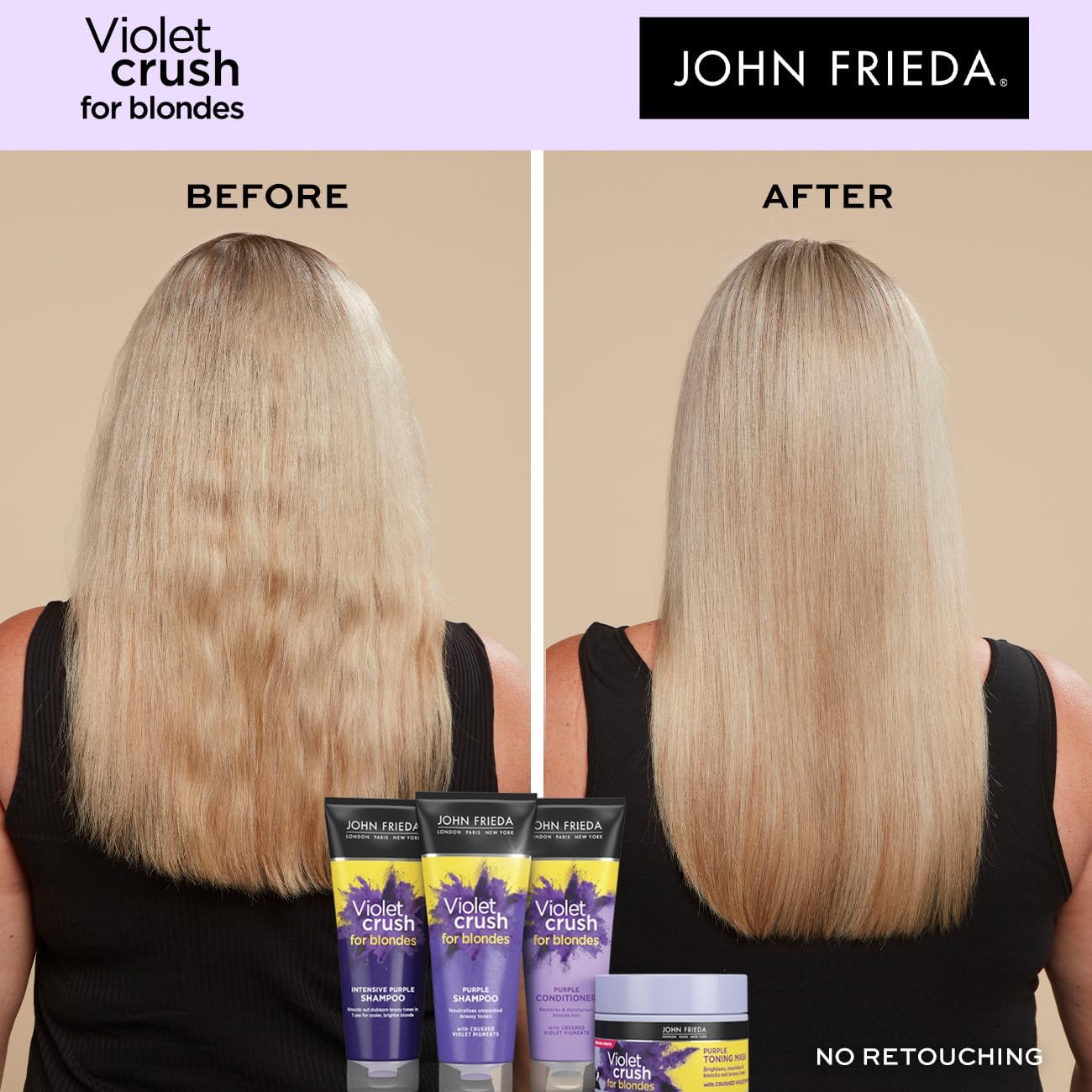 NOVA ENGEL - Violet Crush - shampoing violet 250ml, soin blond
