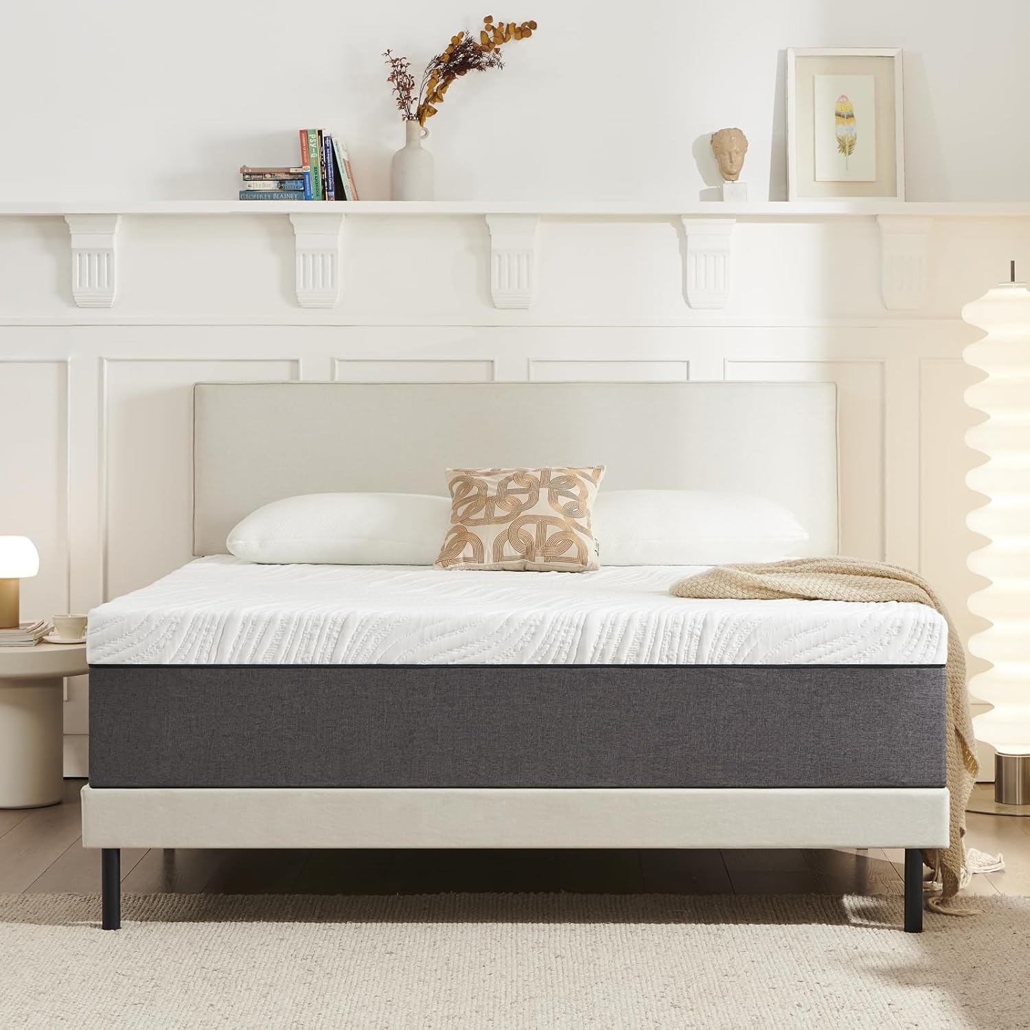 Matelas - réversible, mousse mémoire, 140x200 cm, 7 zones, confort