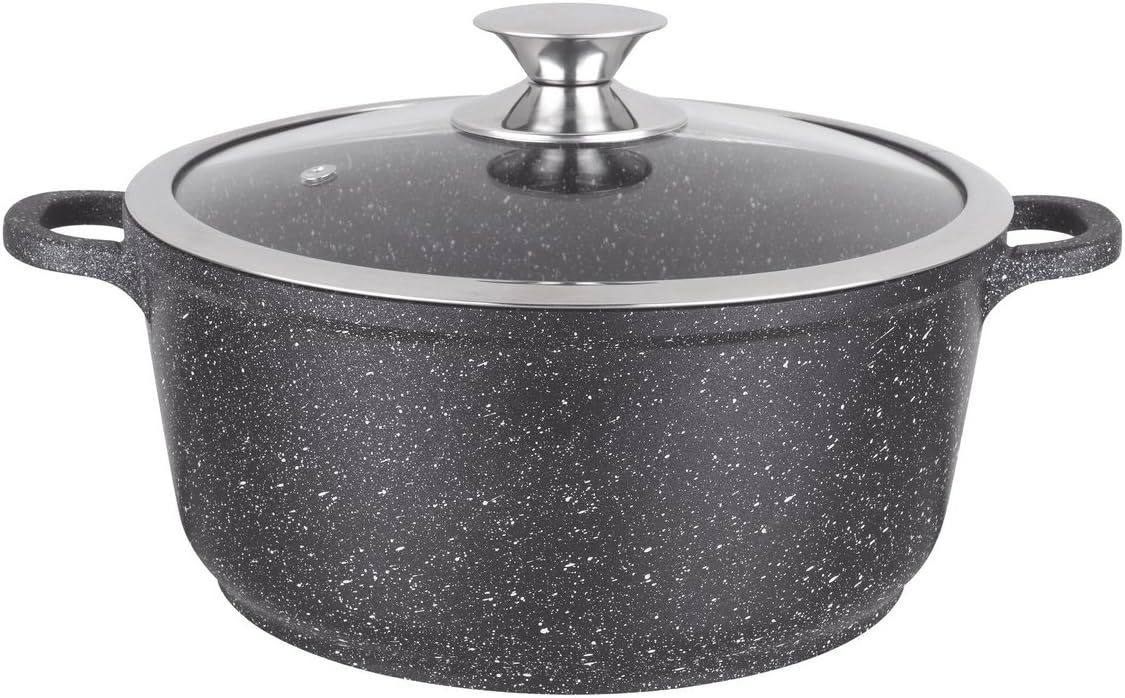 Kamberg - Faitout fonte aluminium 16 cm revêtement pierre, verre, induction - 0008030