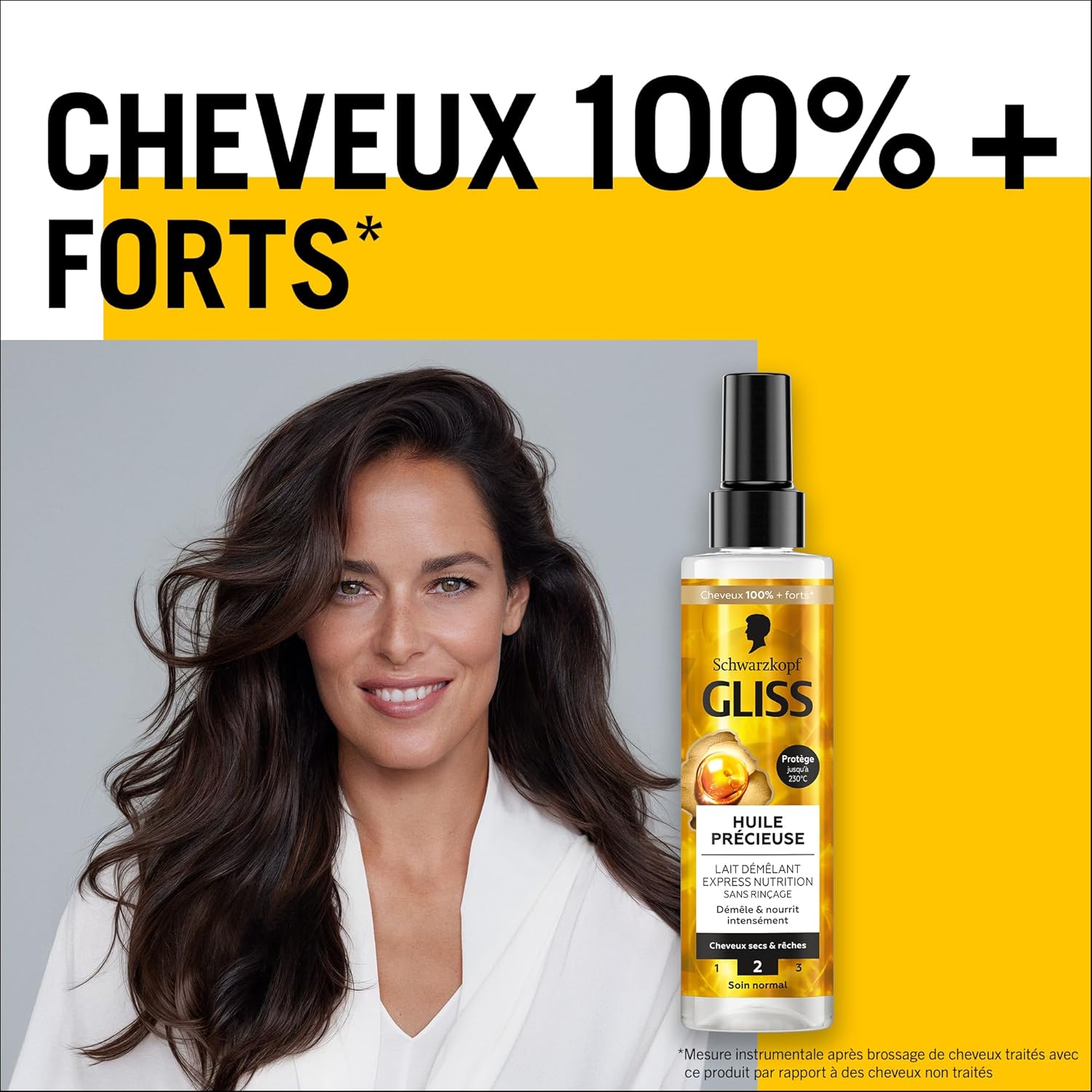 Schwarzkopf - Gliss Lait Démêlant 200ml - nutrition, protège chaleur