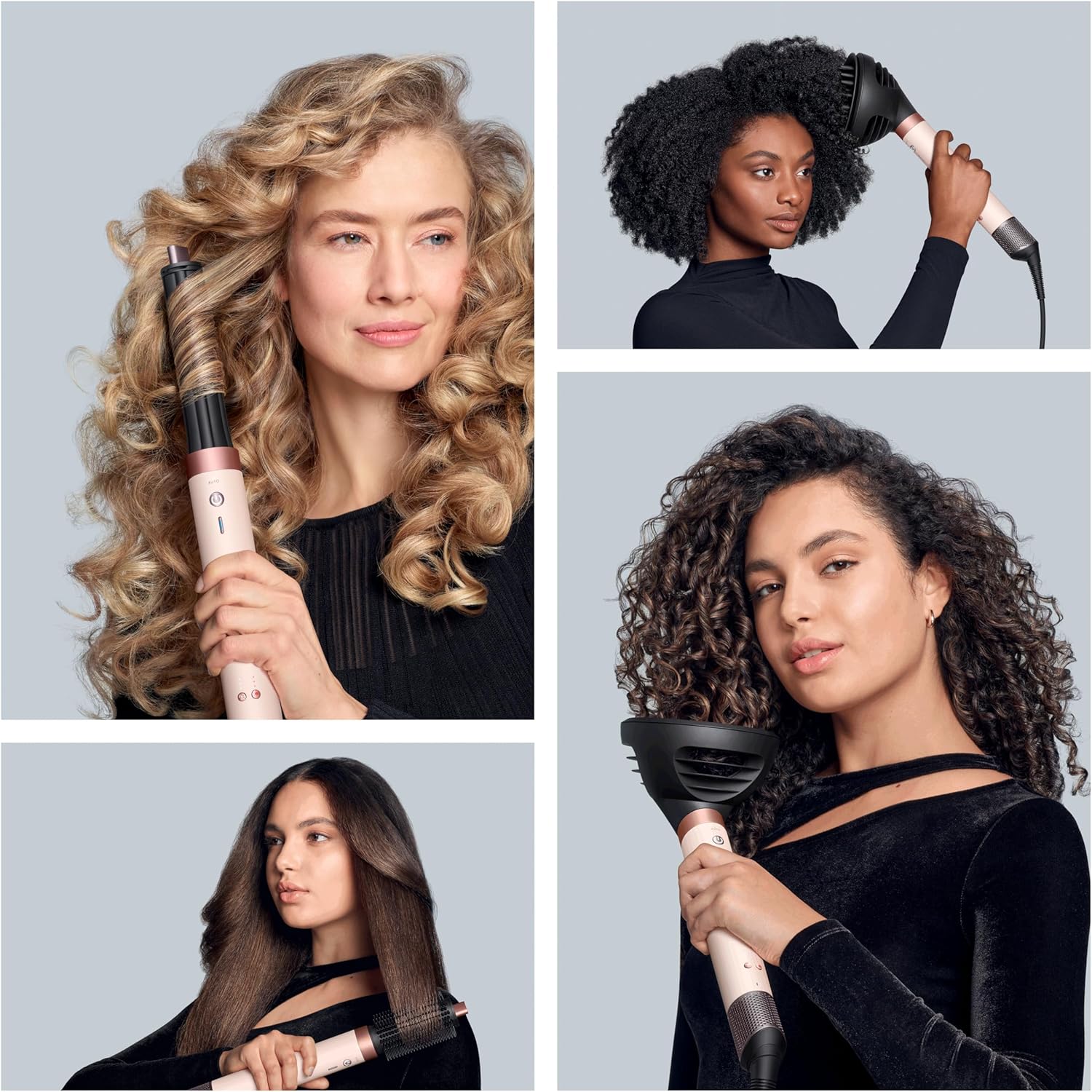 Dyson - Airwrap Co-anda2x - multistyler et sèche-cheveux, coiffage rapide