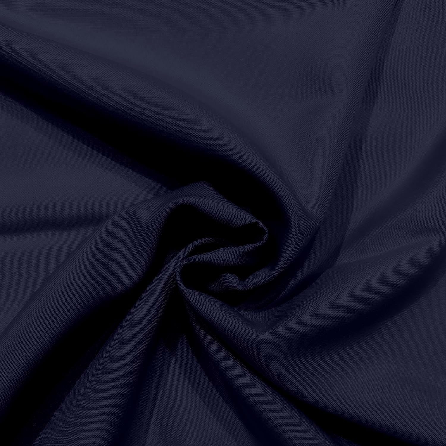 Soleil d'Ocre - Nappe carrée Alix - 180x180 cm - polyester bleu marine, anti-taches