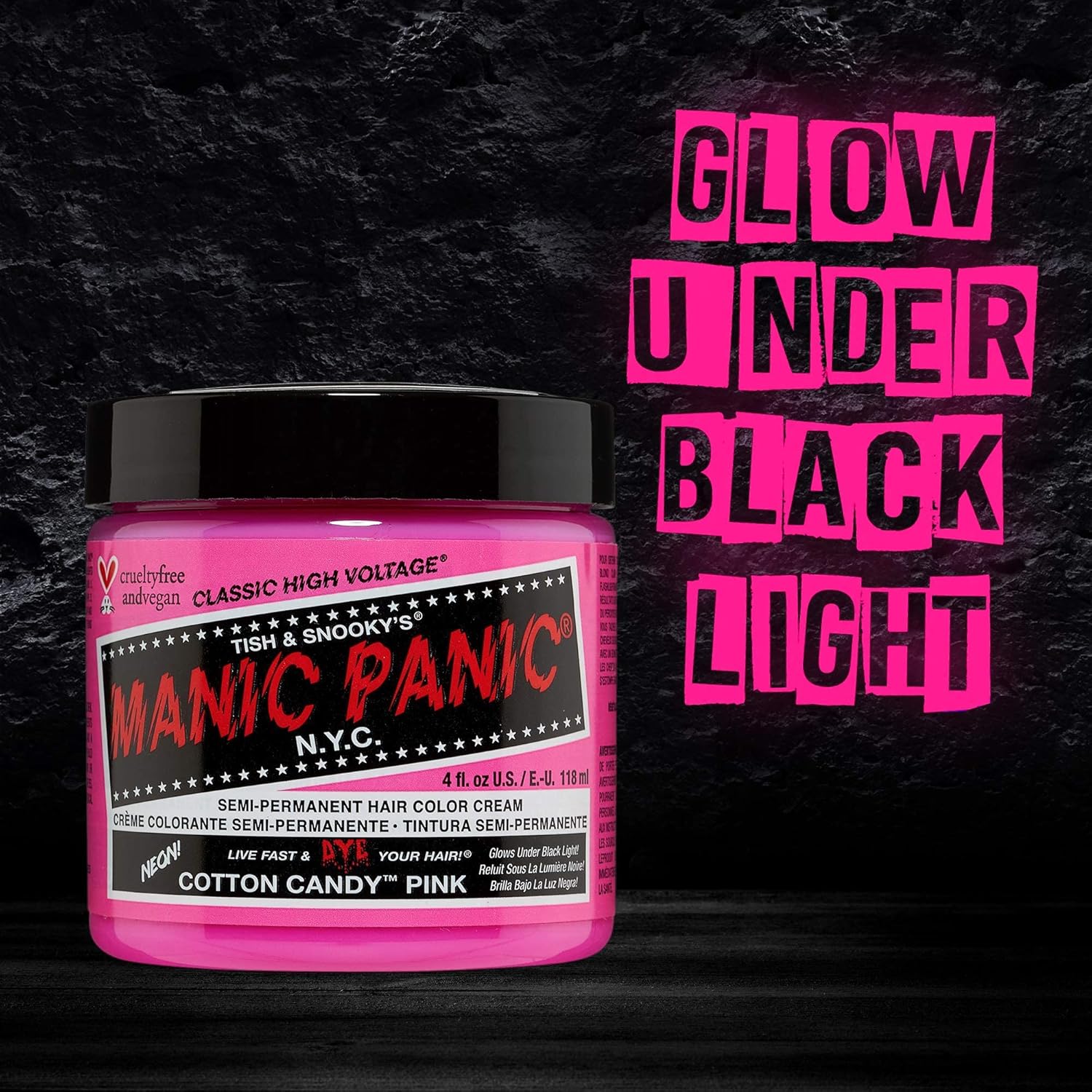 MANIC PANIC - Super Conditioning - coloration semi-permanente rose - 237ml