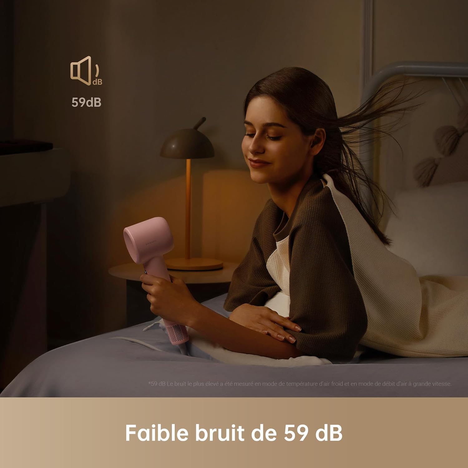 Dreame - Hair Gleam - 330g - moteur 110 000 t/min, ions, vitesse rapide