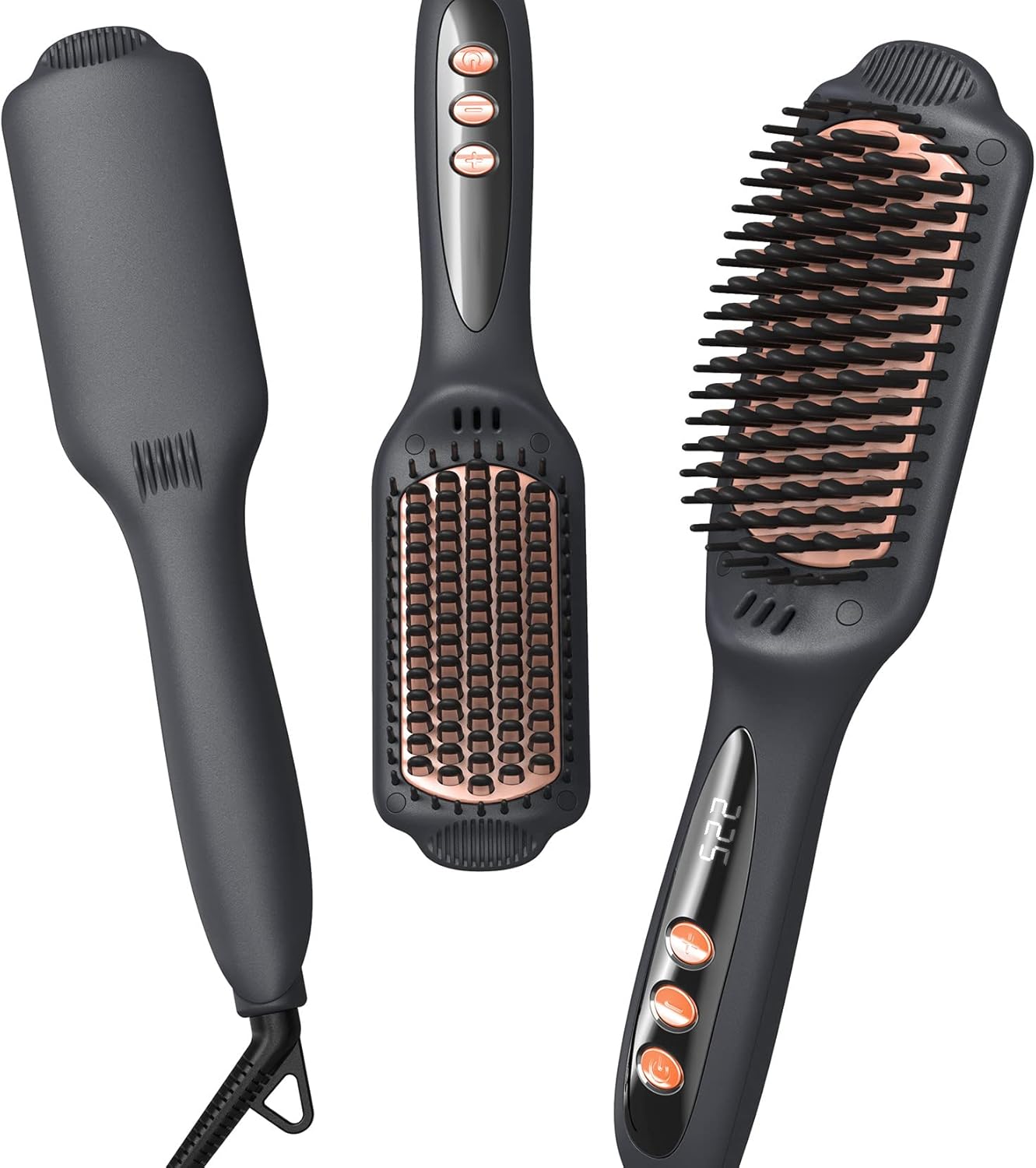 LANDOT - Brosse lissante ionique - céramique - spéciale cheveux crépus