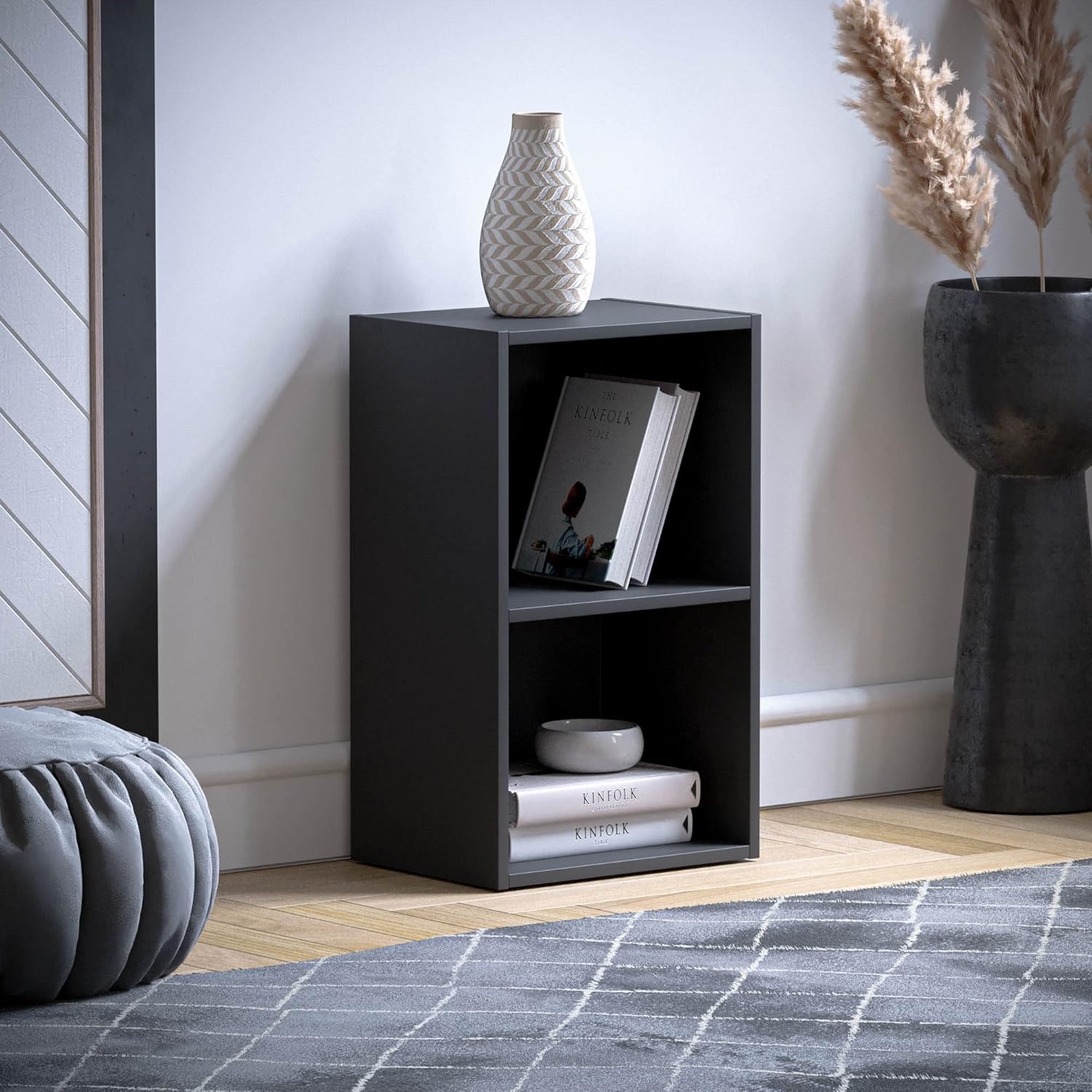 Vida Designs - Oxford 2 étages - 54x32x24 cm - étagère bois noir