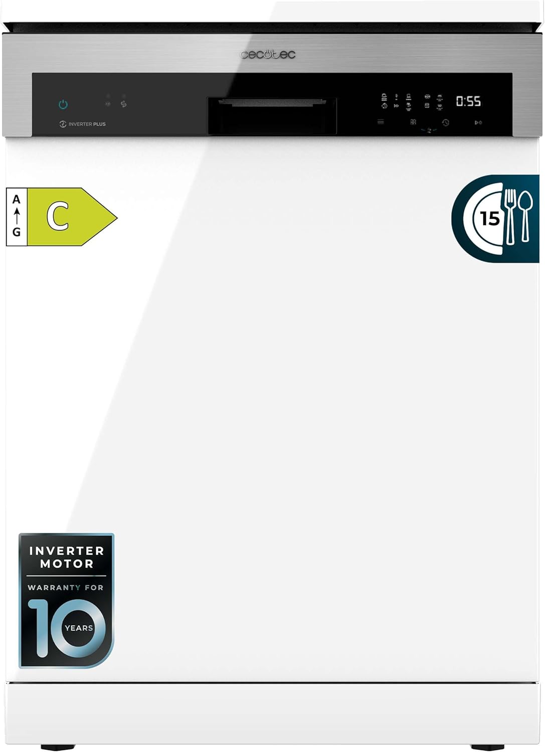 Cecotec -  - 60cm - 15 couverts, 6 programmes
