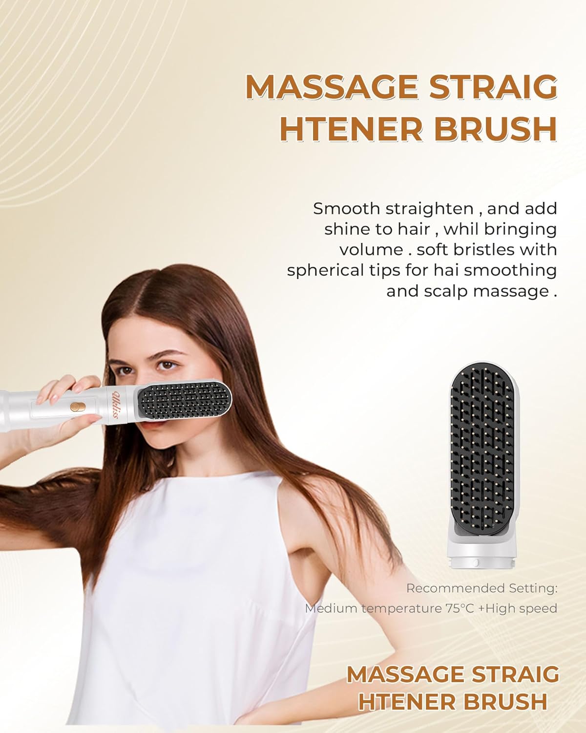 UKLISS - Air Styler Pro - 1000W - 6 en 1 airbrush, bouclage, lissage