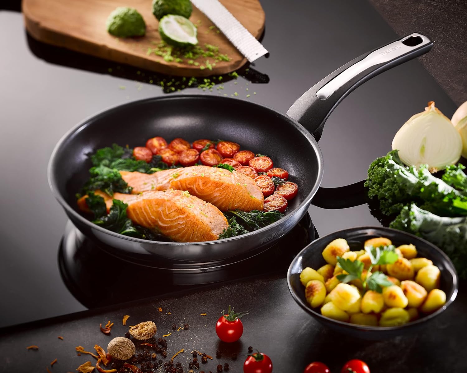 Tefal - Emotion batterie de cuisine - 5 pièces inox induction - E300S544