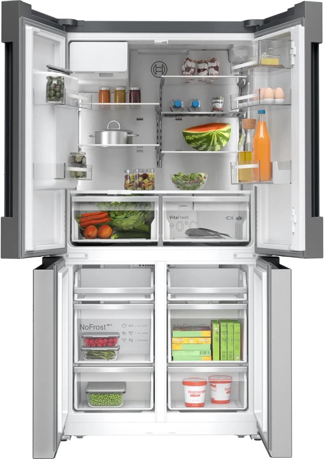 Bosch - série 6 - 183x90,5 cm - réfrigérateur américain inox 574 L - KFD96APEA