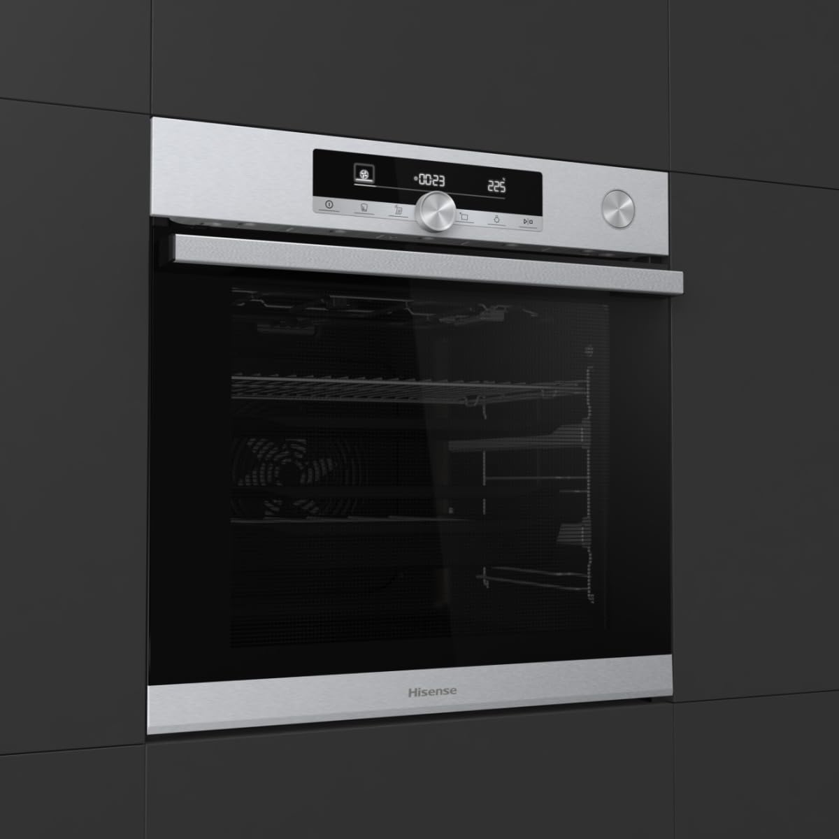 Hisense - four encastrable série O - 77L, 60cm, vapeur, pyrolyse, A+ - O643PX
