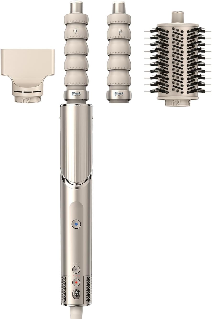Shark - FlexStyle Air Styler - Multi-accessoires, sans dommage thermique, tous cheveux