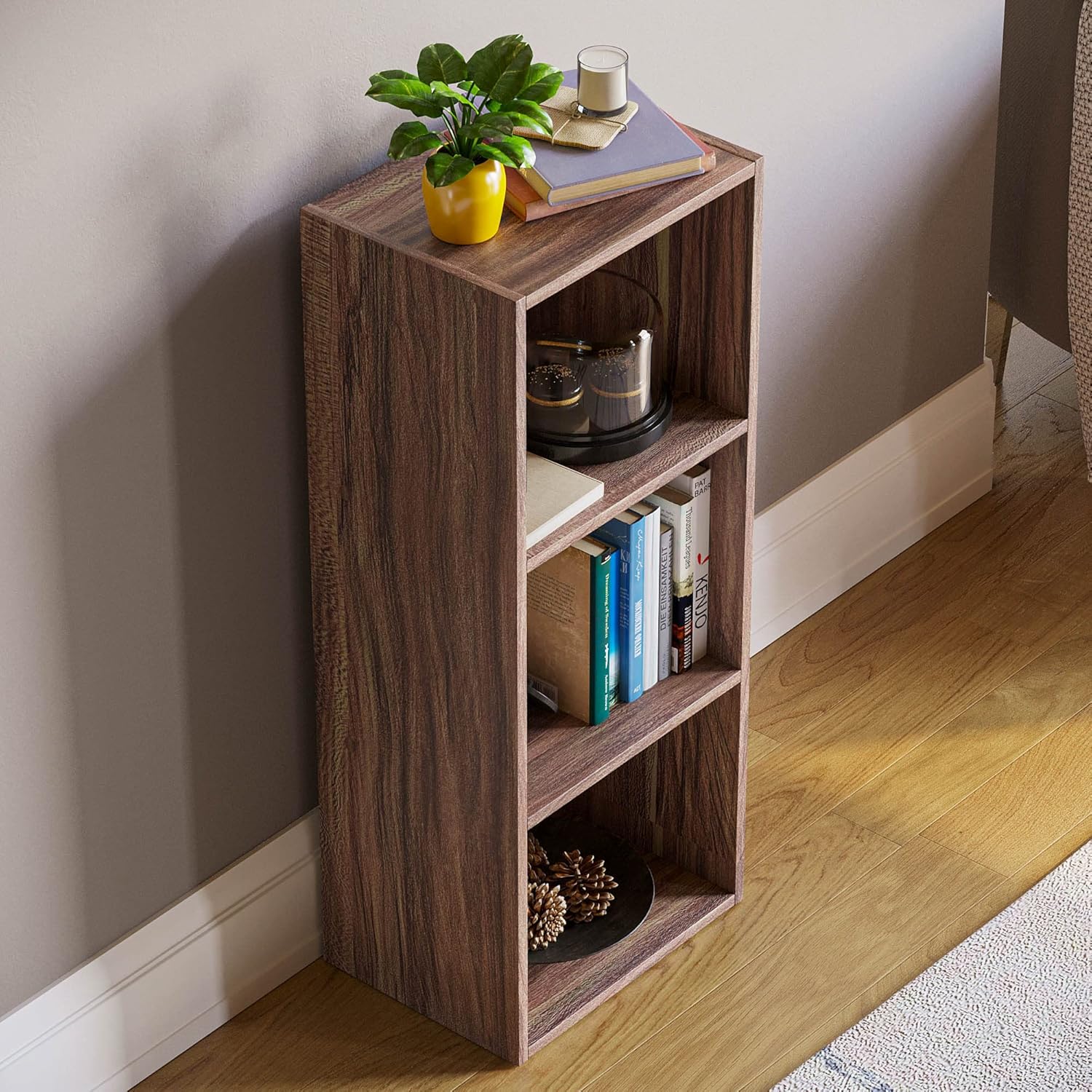 Vida Designs - Oxford 3 niveaux - H80xW32xD24cm - bibliothèque moderne compacte