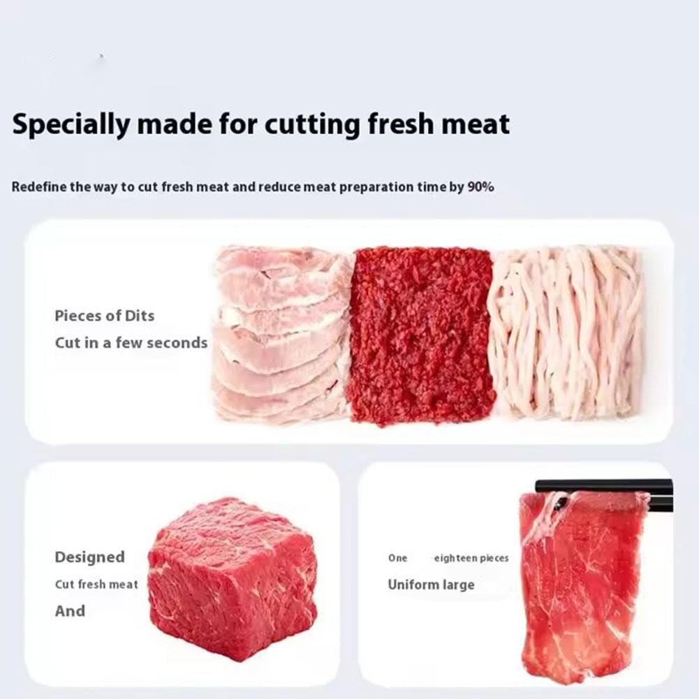 Trancheuse à Viande Manuelle - inox - compacte - découpe précise