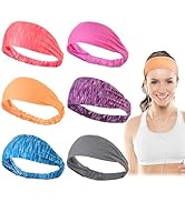 Dreamlover Bandeaux pour cheveux de femme, bandeaux de course pour le sport, 6 Pi...