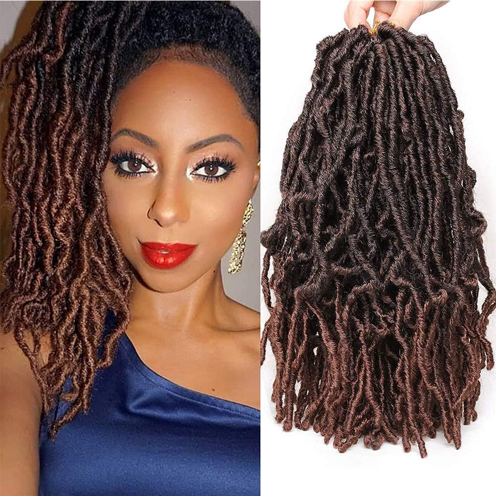 Xtrend - crochet nulle locs 6 packs 12” - ombré court, 12strands/pack 1B/30#