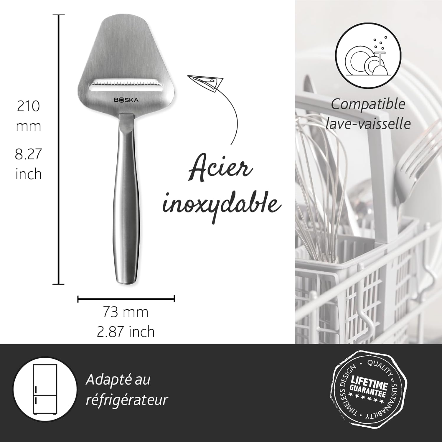 Boska - Copenhagen - acier inoxydable, multifonction, lave-vaisselle
