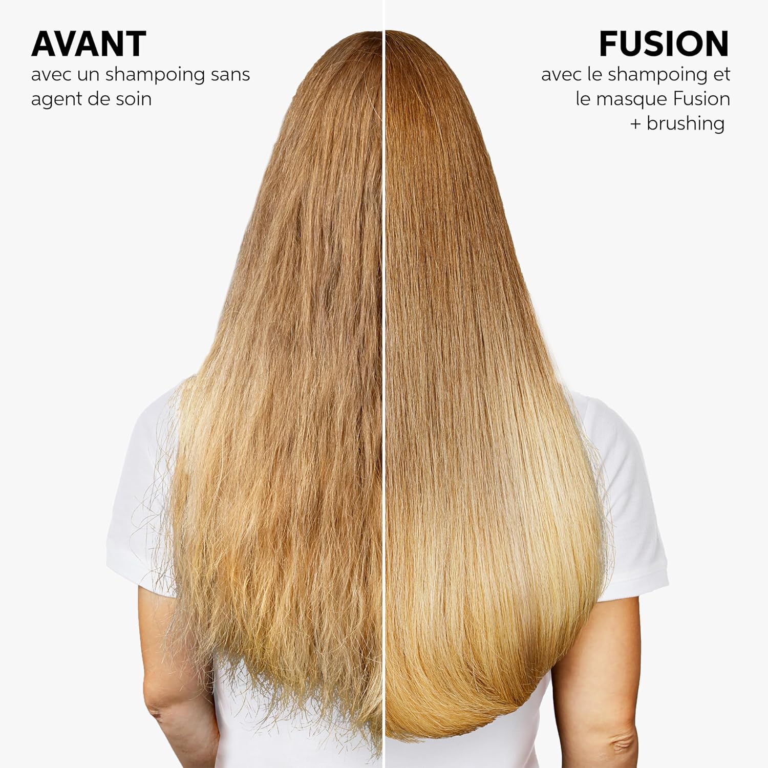 Wella Professionals - Fusion Masque - 150ml - Réparation intense, brillance, démêlage cheveux abîmés