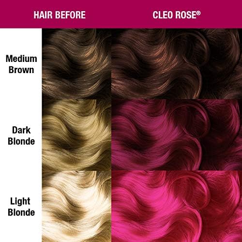 Manic Panic - Crème coloration semi-permanente Cleo Rose - cheveux - couleur intense, tenue longue durée