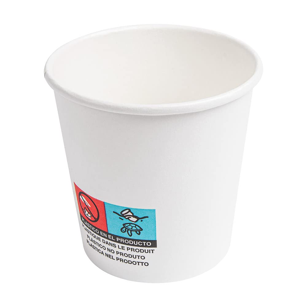 García de Pou - gobelets 1 paroi, 120 ml, blanc, 6x6 cm, 230plus18Pe