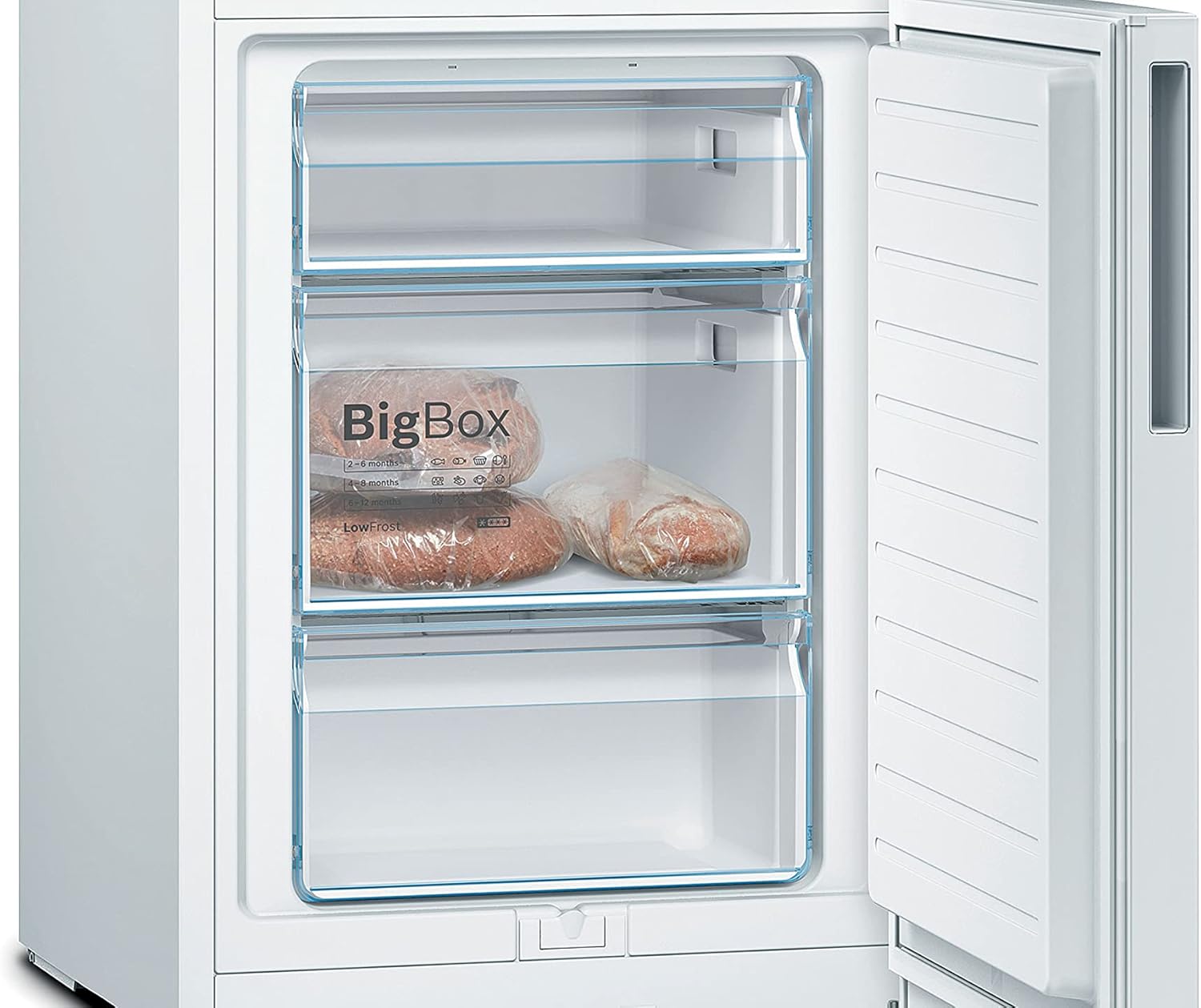 Bosch - KGV33VWEAS Série 4 - 176x60 cm - 195L/94L - blanc - KGV33VWEAS