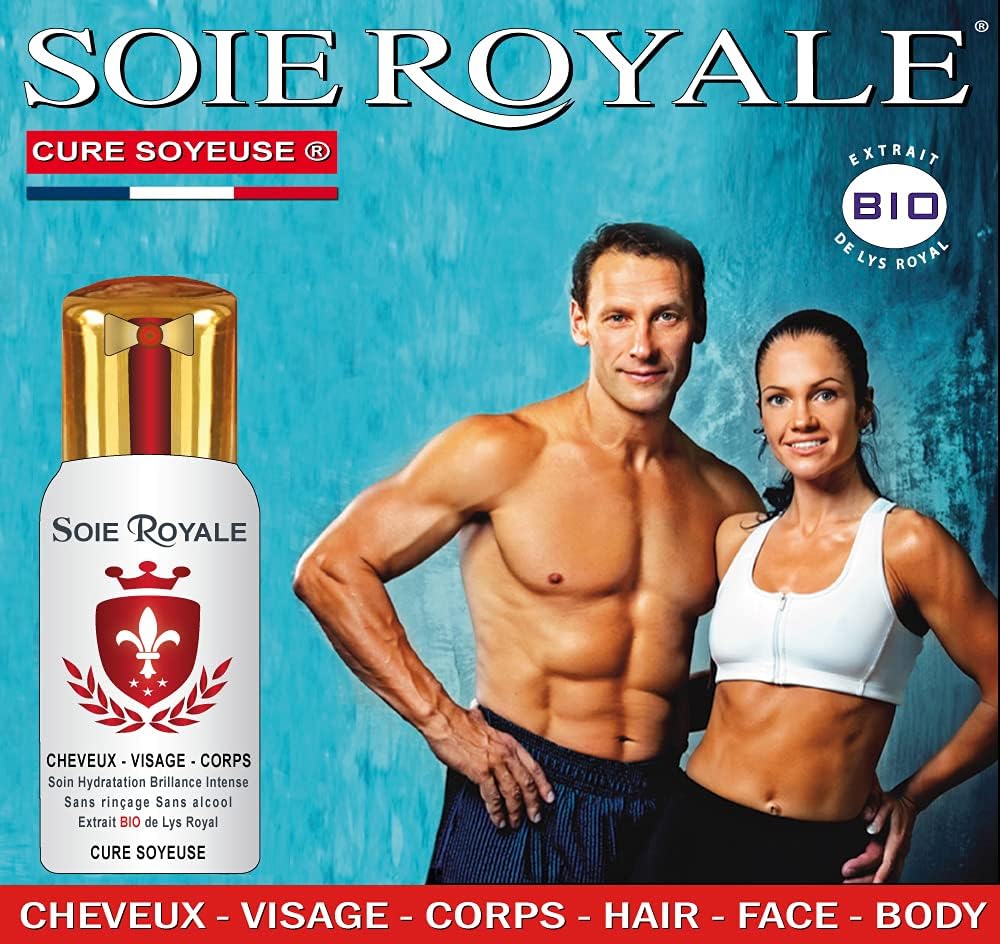 Coffret soins BIO - sérum 66ml, shampoing 125ml - hydratant, brillance, fleur de lys, coco, acide hyaluronique, certifié