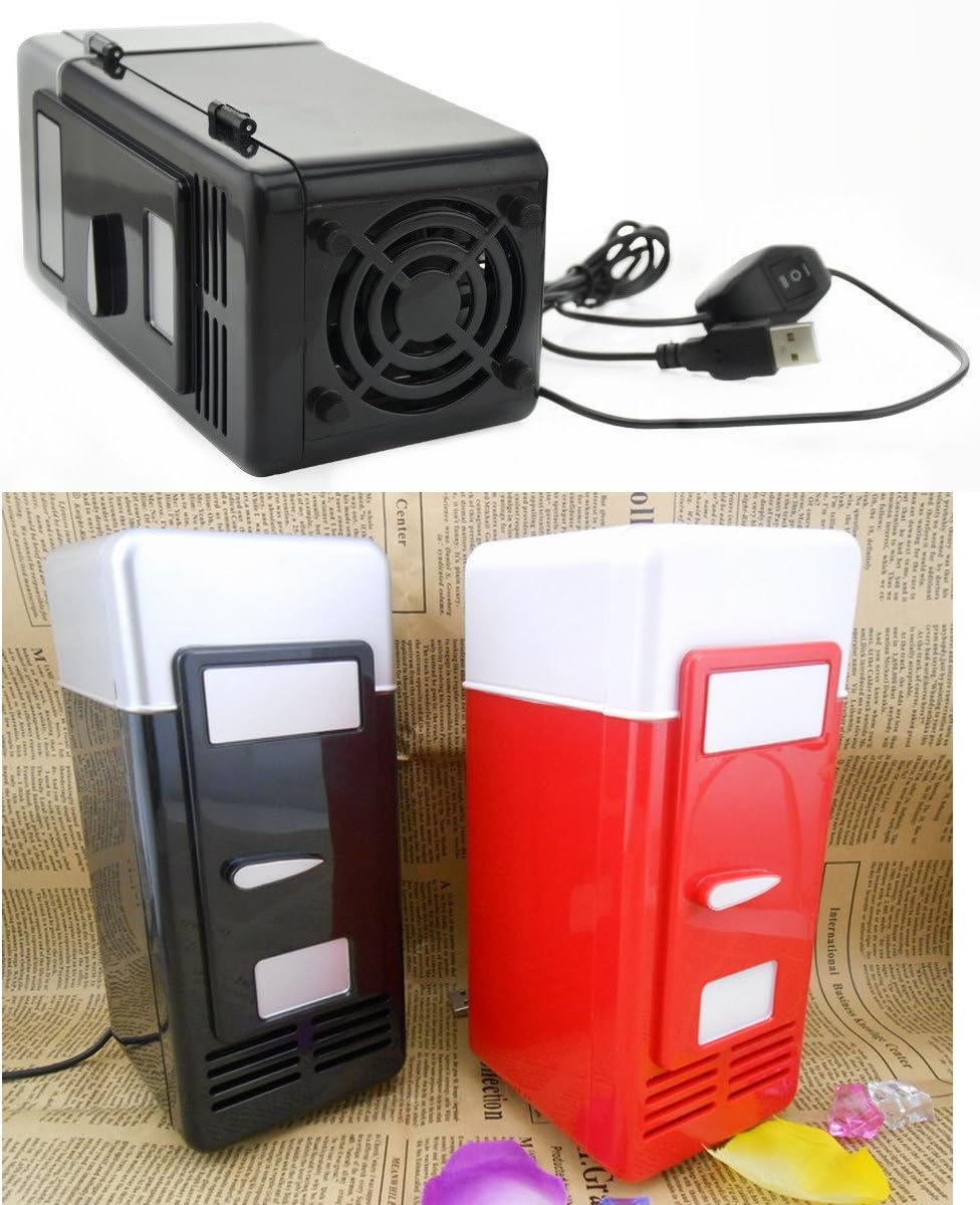 Petit réfrigérateur USB, minibar, refroidisseur/réchauffeur, compact, H-UF05Black