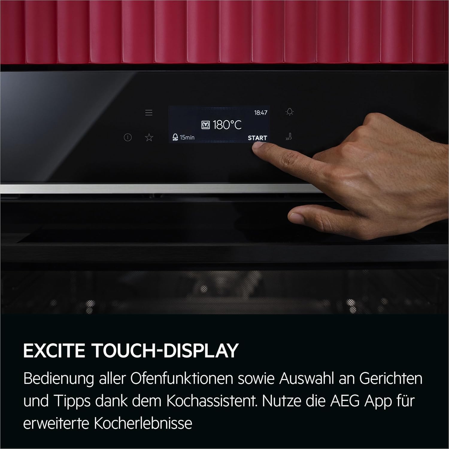 AEG - Four encastré Série 7 - cuisson précise, WiFi, auto-nettoyage