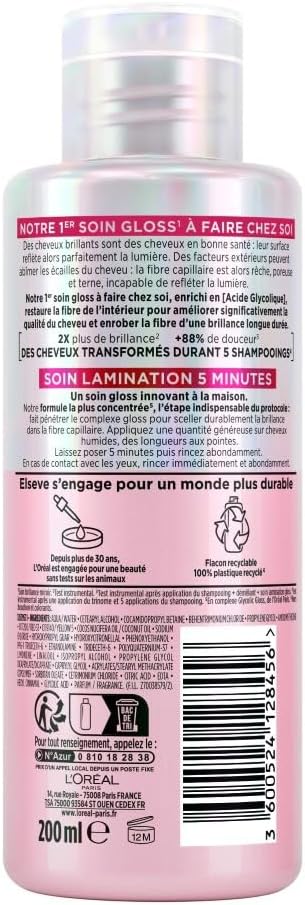 L'Oréal Paris - Elseve Glycolic Gloss - 200ml - soin brillance cheveux