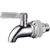 Vicloon Robinet de Tonneau,16mm Distributeur de Boissons,Robinet pour Tonneau de Bière, Robinet p...