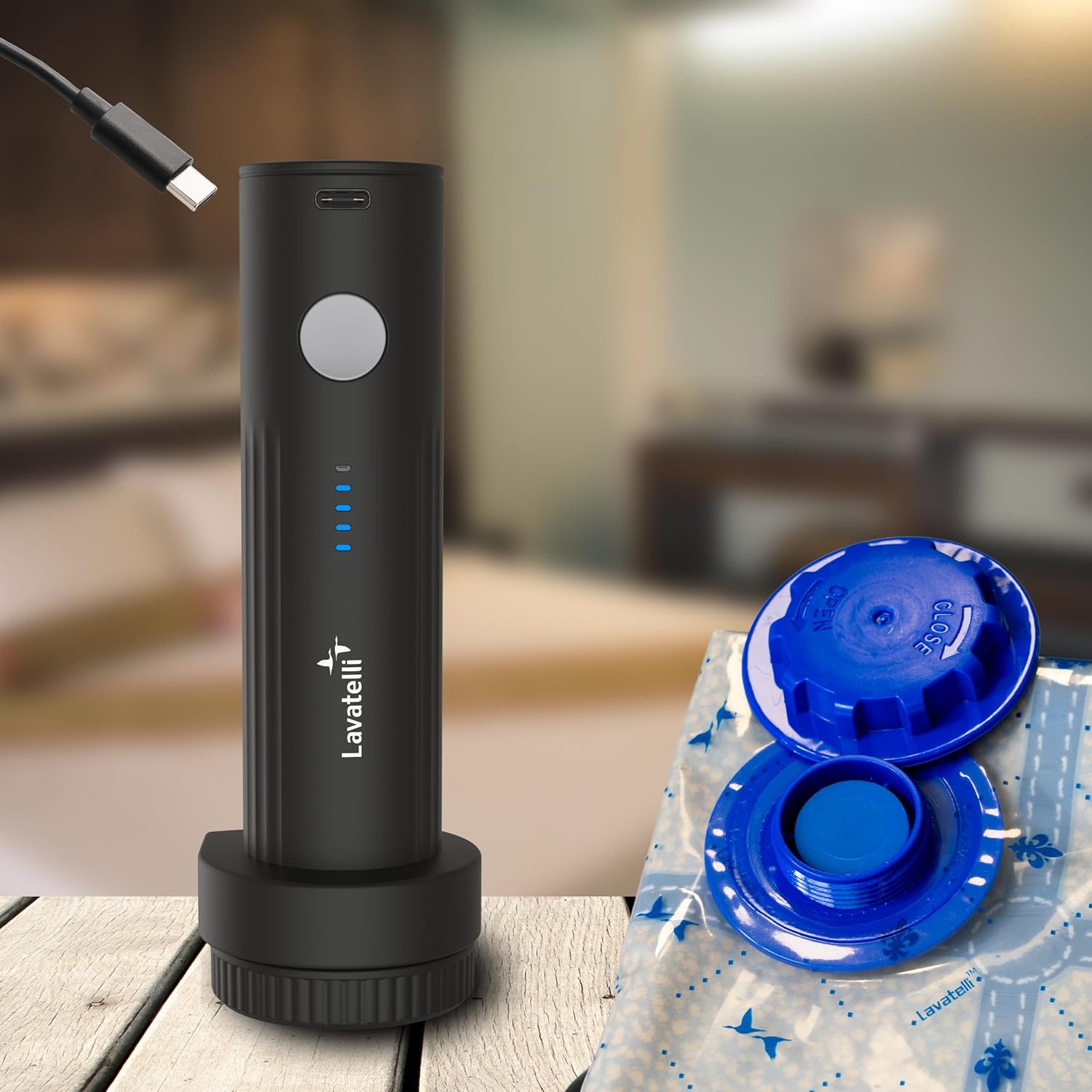 VAC-U-PUMP – Pompe à vide USB-C portable, compacte, sans fil, VACUPUMP