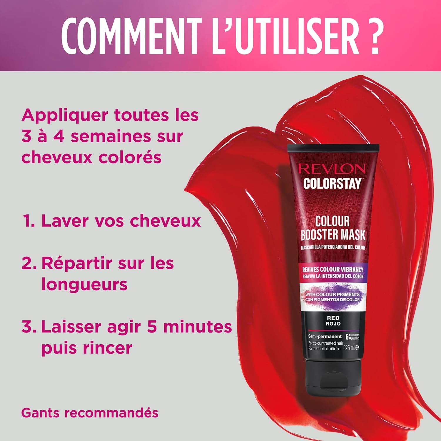 Revlon - Colorstay Masque Couleur - 125ml - ravive, hydrate, 6 usages