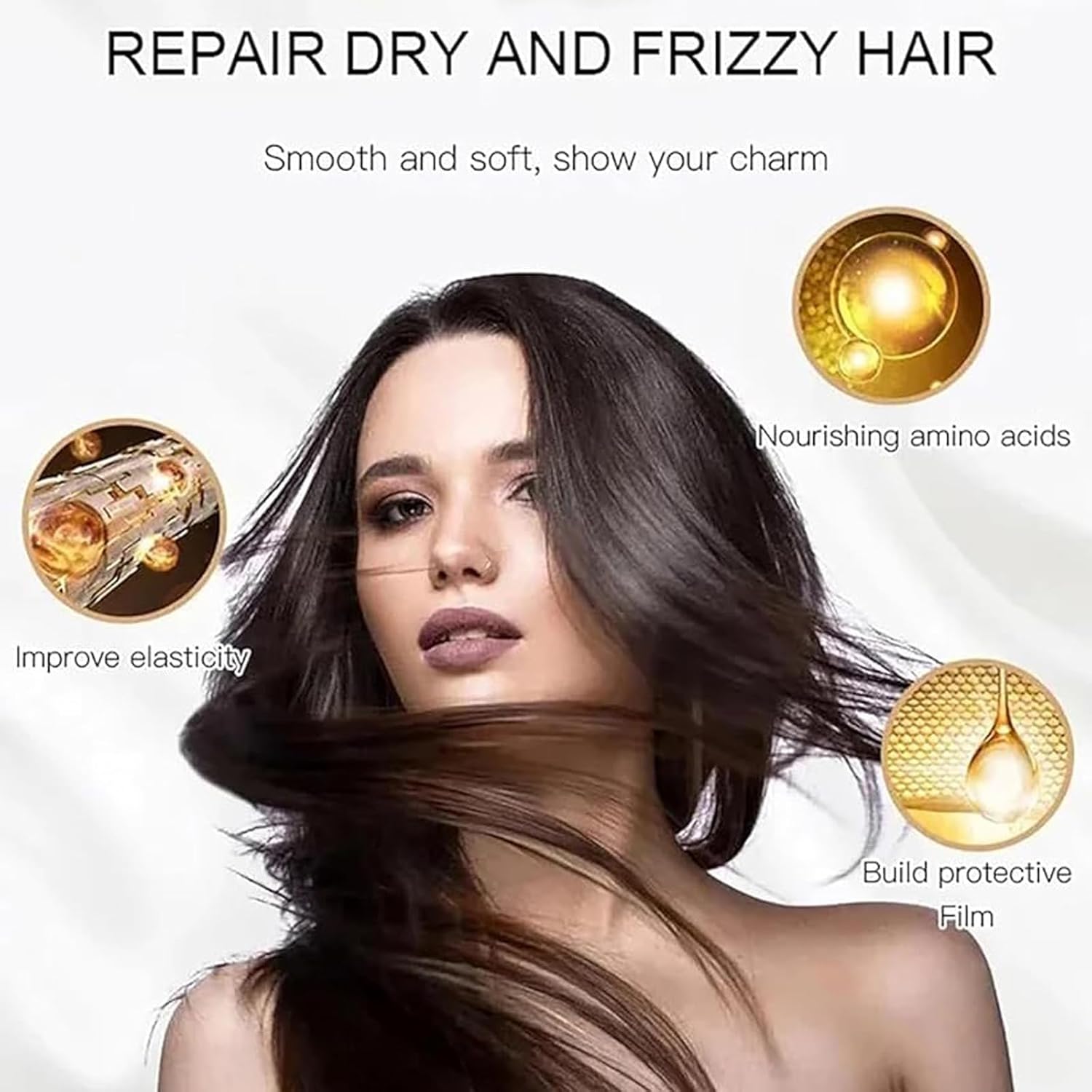 Parfum pour Cheveux - soin nourrissant anti-frisottis - hydratation et réparation - cheveux secs