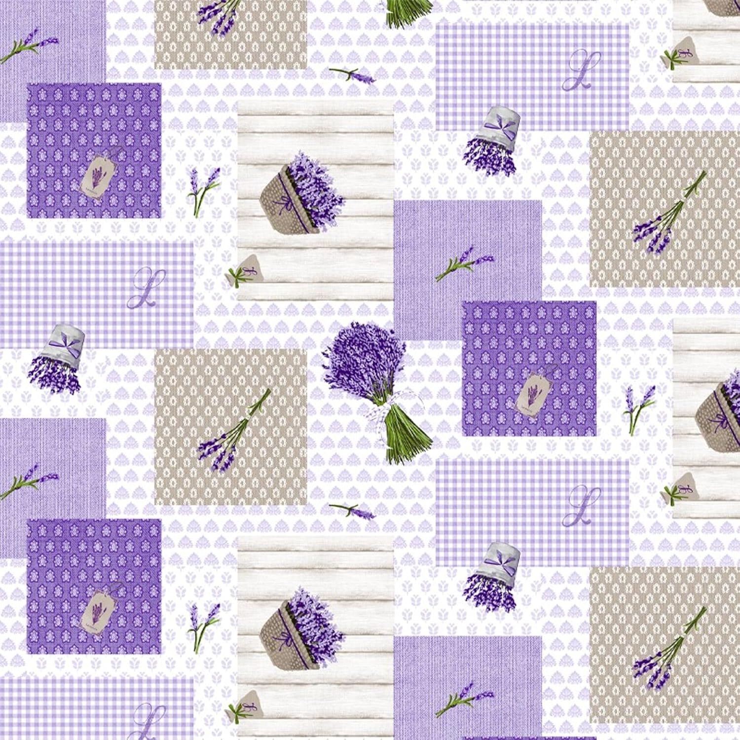 Nappe en toile cirée - rectangulaire 100x140 cm - anti-taches, imperméable, entretien facile