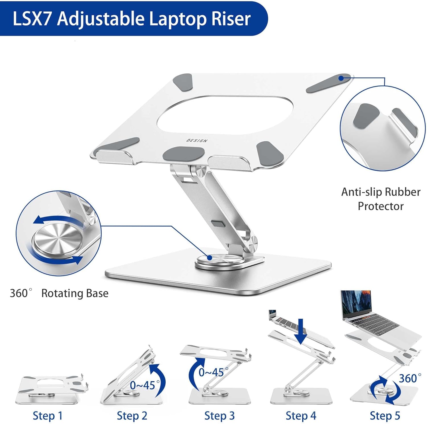 Besign - LSX7 - support 10-15,6