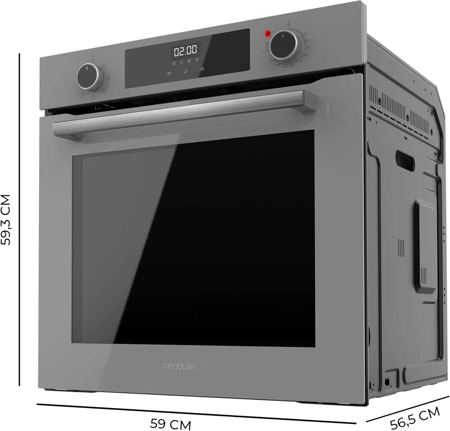 Cecotec - Bolero Hexa 60cm - four multifonction, 72L, 2800W, 7 modes - M226000