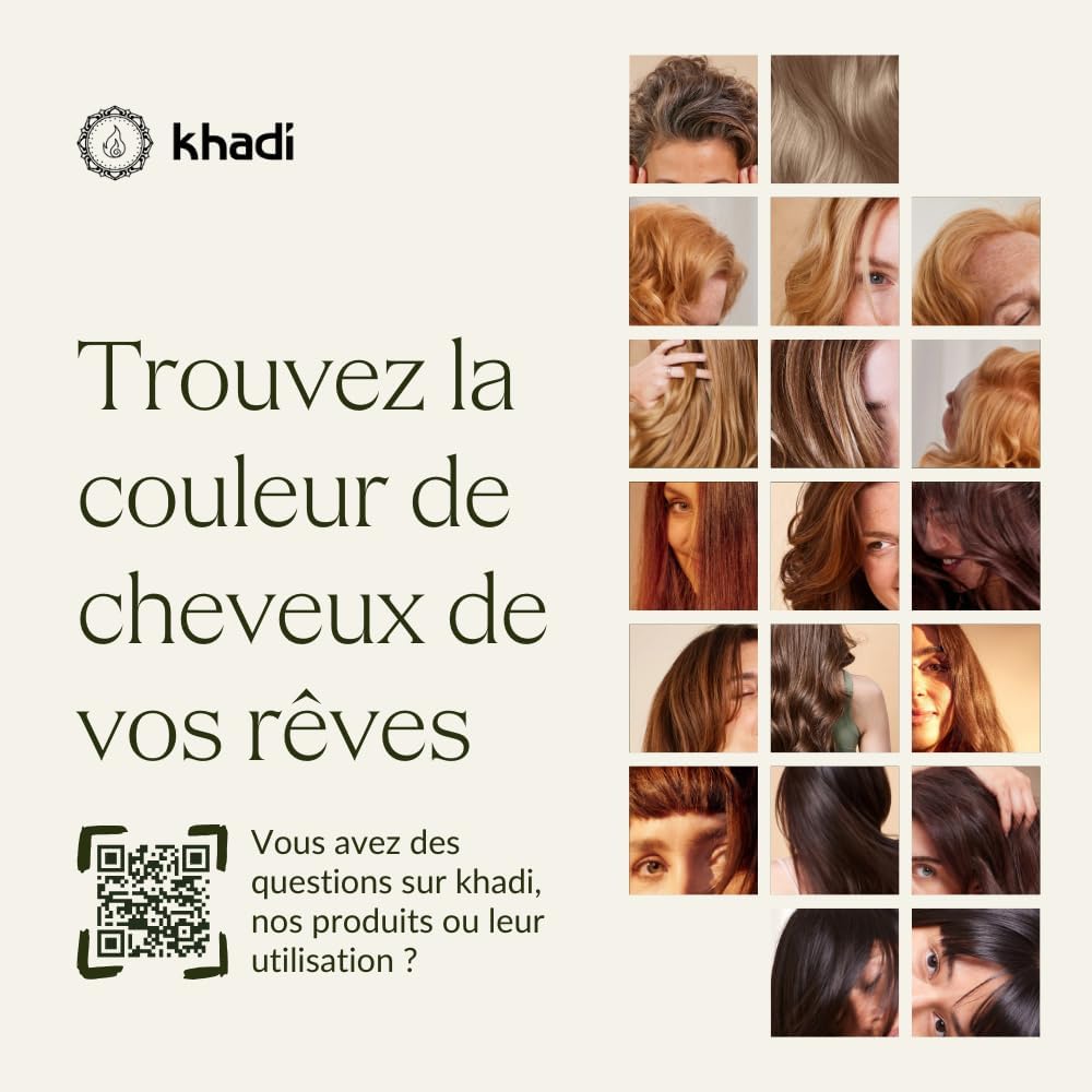 Khadi - Blond Soleil - 100g - coloration végétale blond cuivré doré