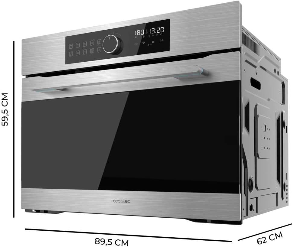 Cecotec - Bolero Hexa - 133L - Inox, 11 fonctions, 3800W, Airfryer AF319000