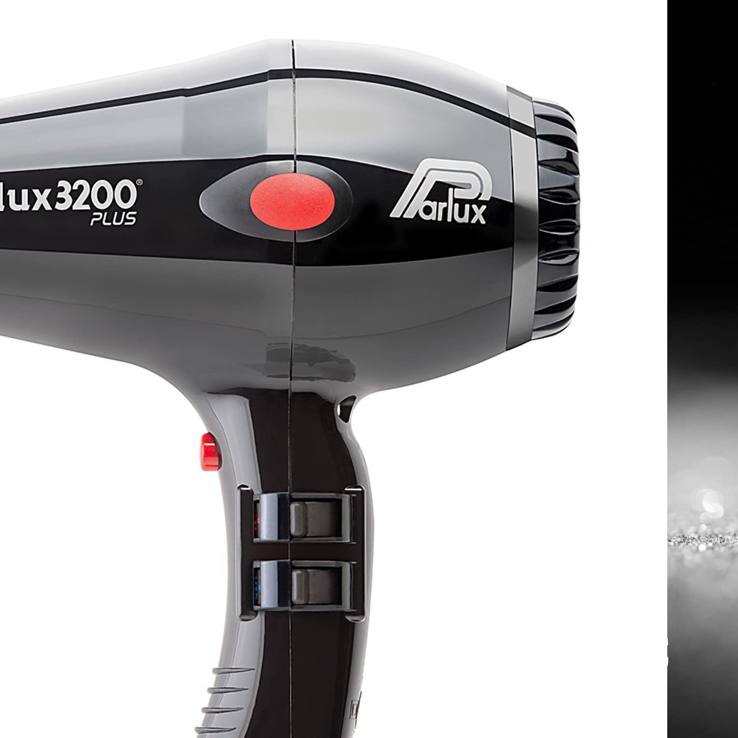 Parlux - 3200 Plus - compact - 1900W, technologie ionique noire