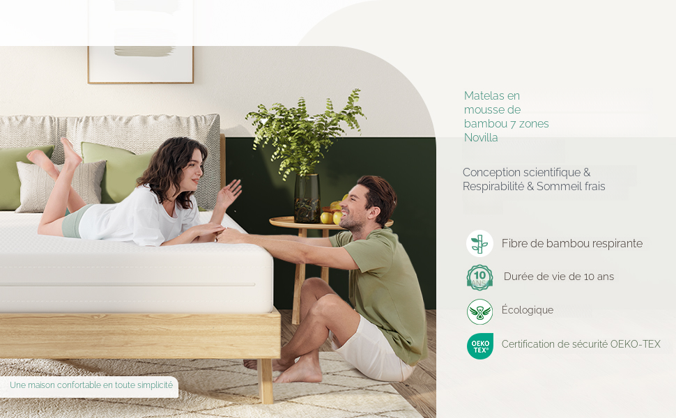 Matelas 90 x 200 cm