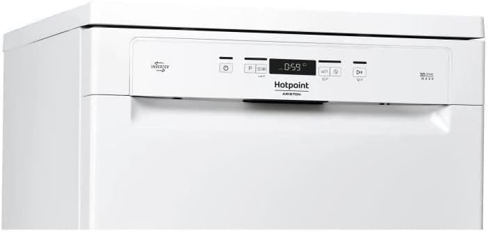 HOTPOINT - série HFC3T232WG - 60cm, 14 couverts, induction, 42dB blanc HFC3T232WG