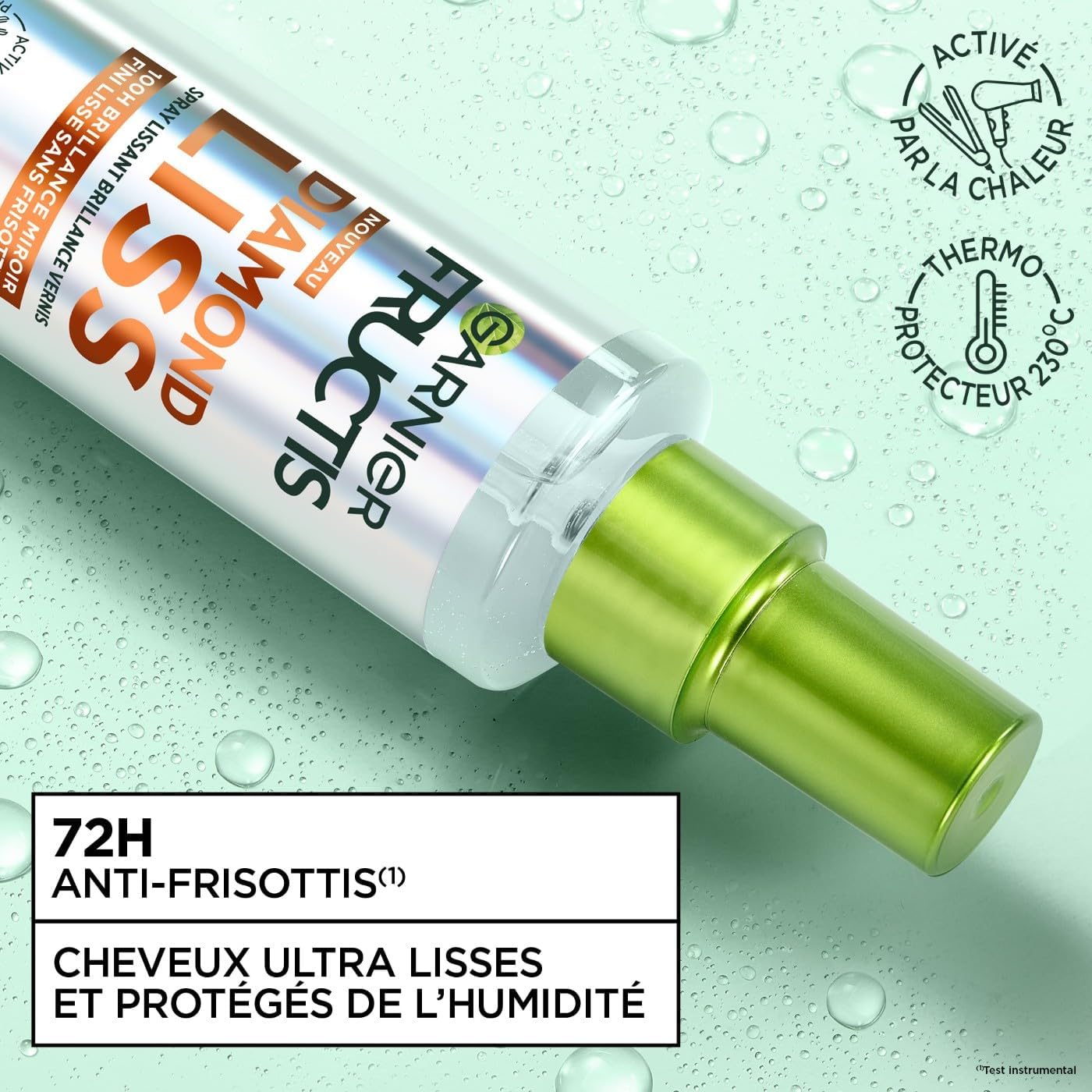 Garnier - Fructis Diamond Liss - 150ml - spray lissant brillance thermo-protecteur