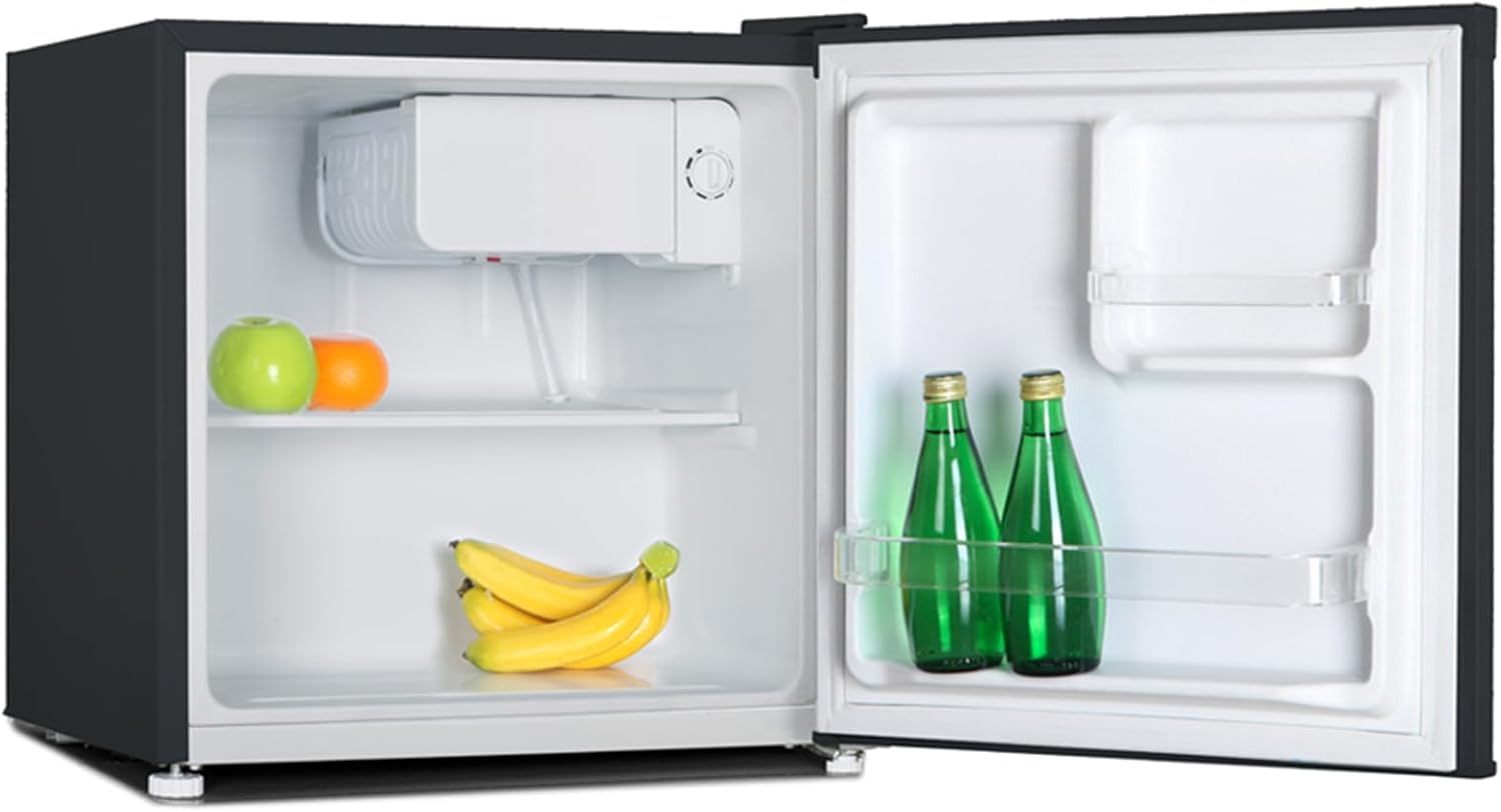 CHIQ - mini réfrigérateur compact 46L, silencieux, porte-bouteilles, thermostat réglable, 47x44,7 cm, CSD46D4E