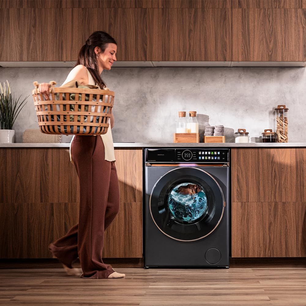 Cecotec - lave-linge - capacité 8 kg, 1400 tr/min, classe A