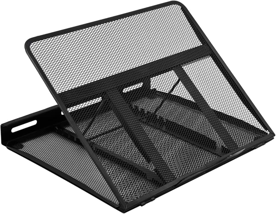 melyano Basics - support ordinateur portable série ergonomique - 33x28.7x18.5 cm - réglable ventilé 17.3 pouces