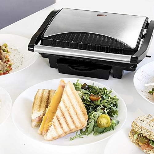 Cecotec - Grill électrique Full Open - 750W, 180°, revêtement pierre, poignée froide