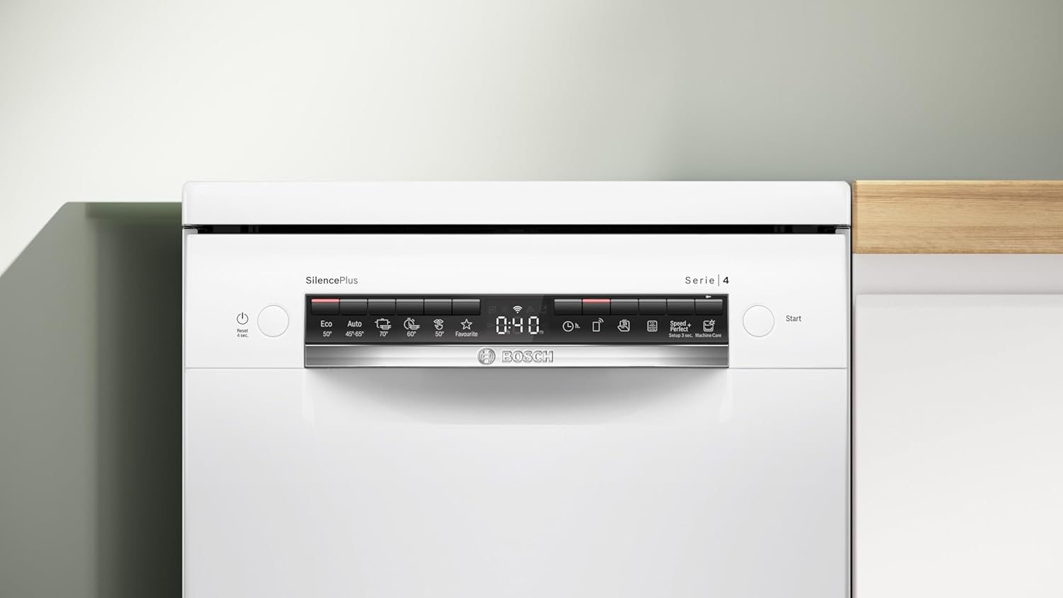 Bosch - Série 4 - 60 cm - Lave-vaisselle pose-libre, blanc - SPS4EMW17E