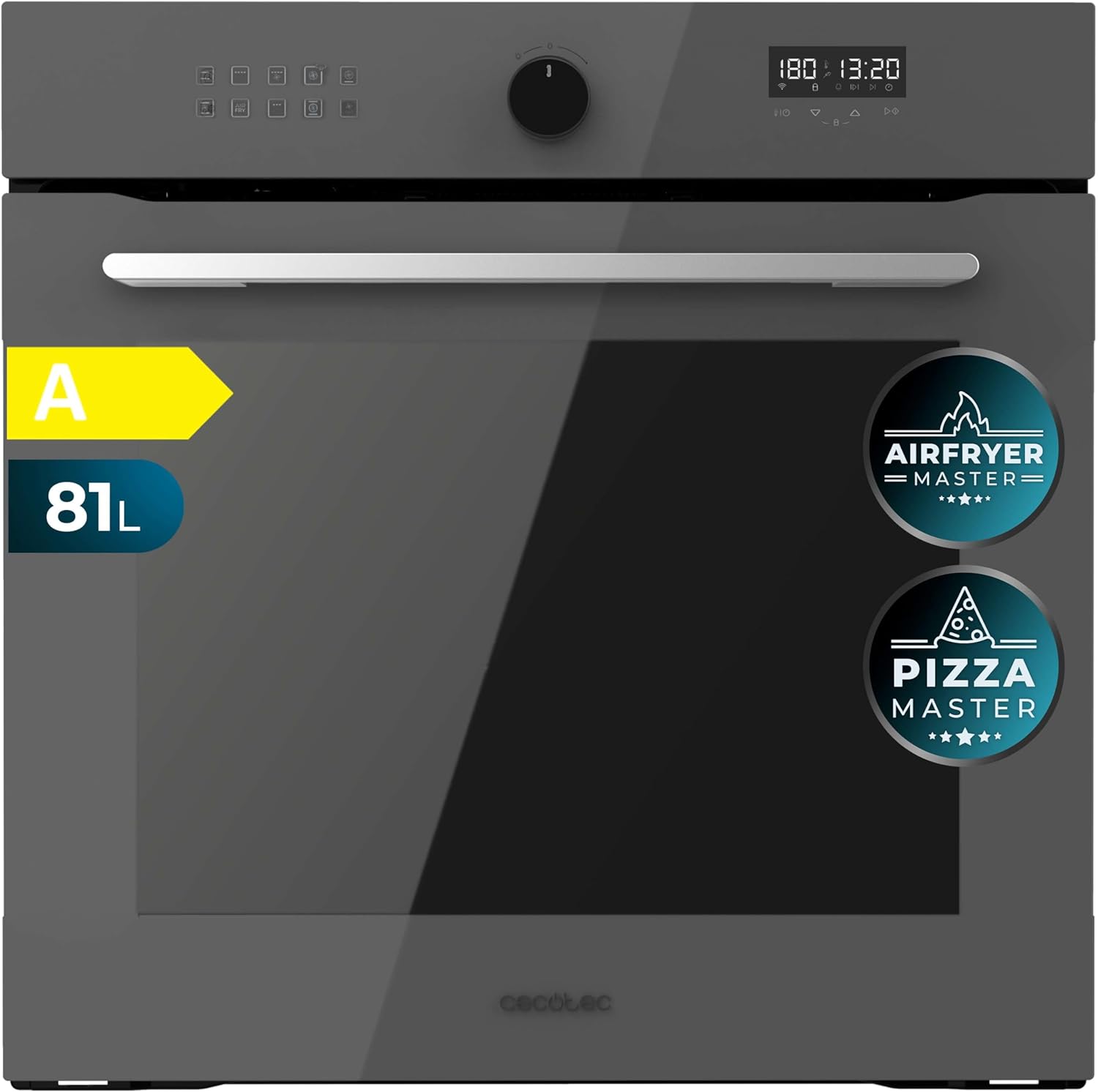 Cecotec - Four encastrable Bolero 60cm, 81L, Airfryer, 3400W, AF316000