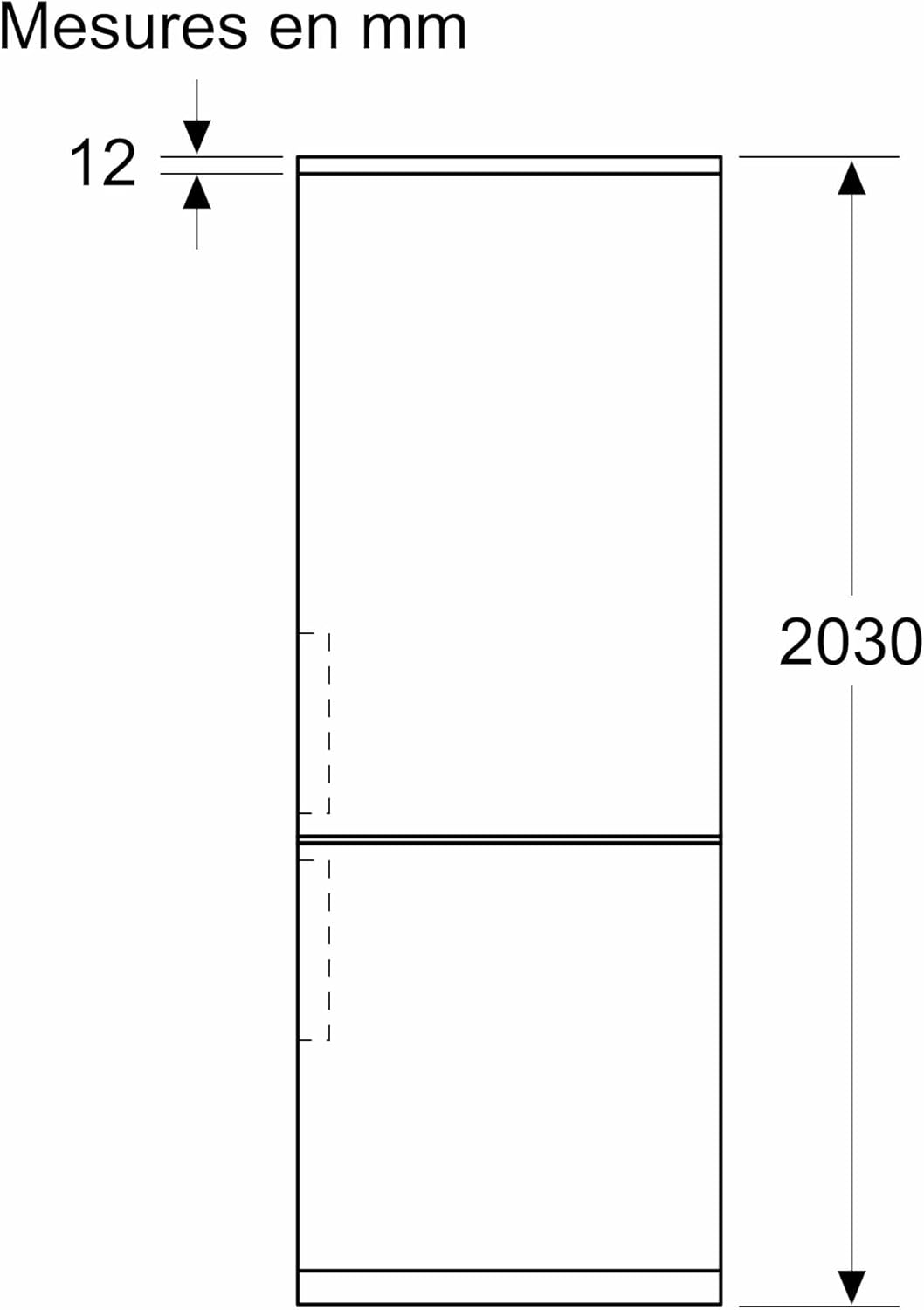 Bosch - combiné Série 6, 440L, 203x70cm, inox, anti traces - KGN49AIBT